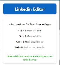 Linkedin Editor gallery image