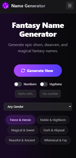 Name Generator gallery image
