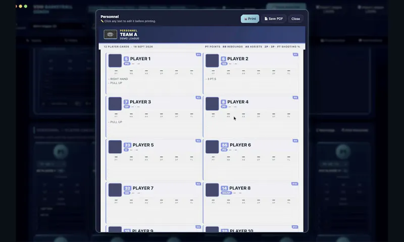VDM Basketball Coach screenshot 8