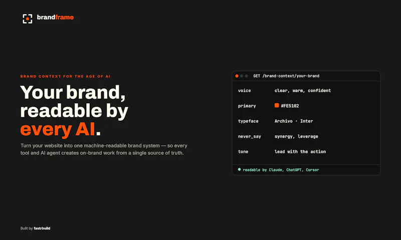 BrandFrame screenshot 1