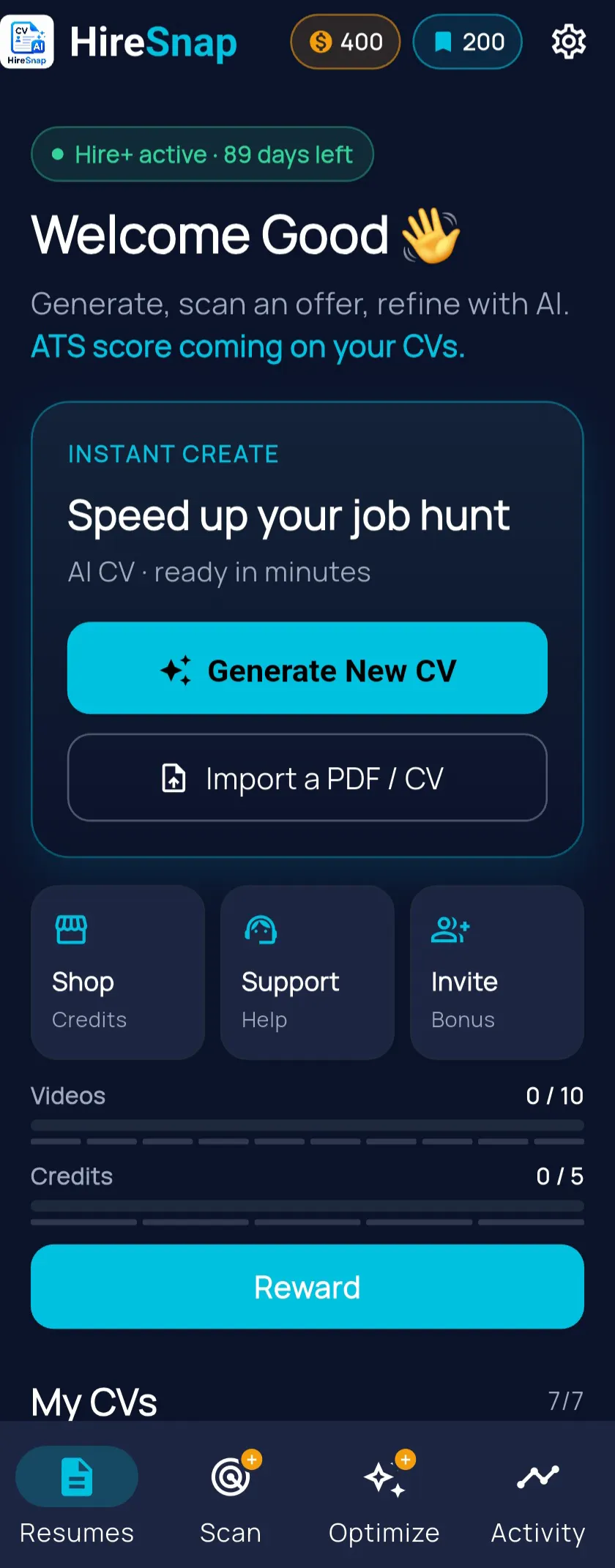 HireSnap — AI Resume & CV Builder gallery image