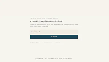 AI Pricing Page Roast gallery image