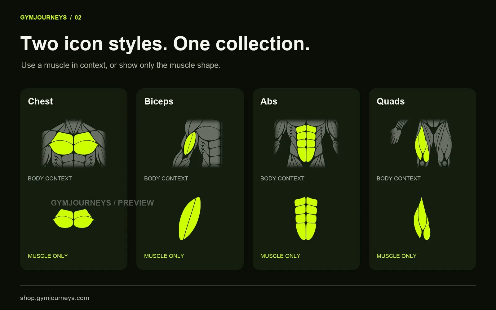 GymJourneys Muscle Collection gallery image
