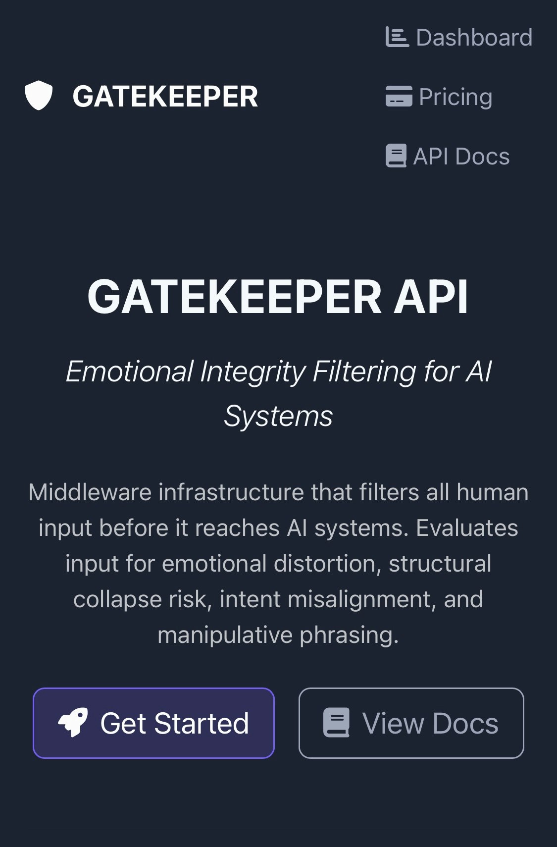 Gatekeeper API ตัวกรองอารมณ์สำหรับ AI - กรองความวุ่นวายทางอารมณ์ก่อนที่มันจะกระทบ AI ของคุณ media 2