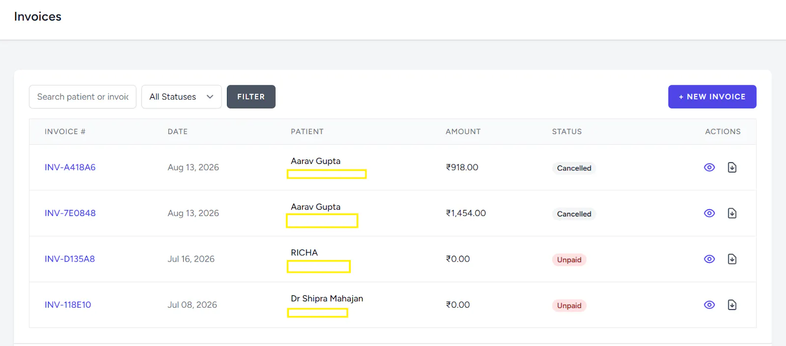 Clinic Management System screenshot 3