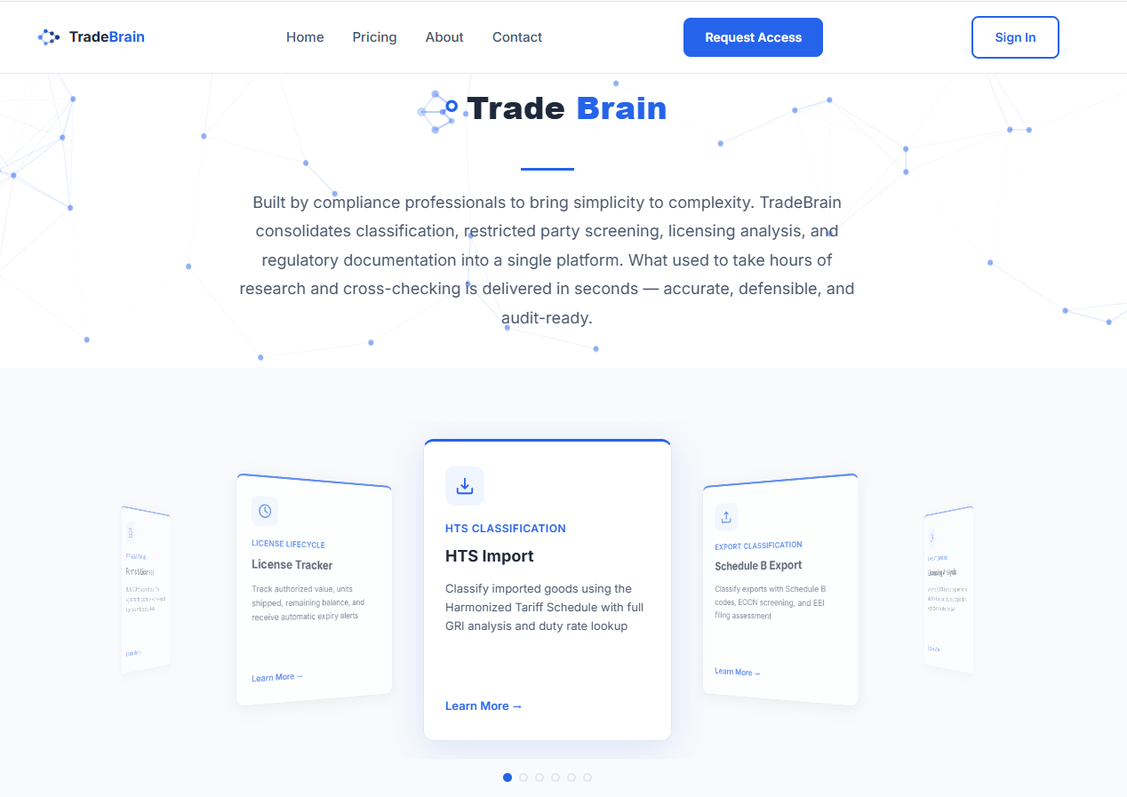 TradeBrain-Intelligent Trade Compliance gallery image