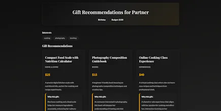 WhatGift — Personalized Gift Ideas gallery image