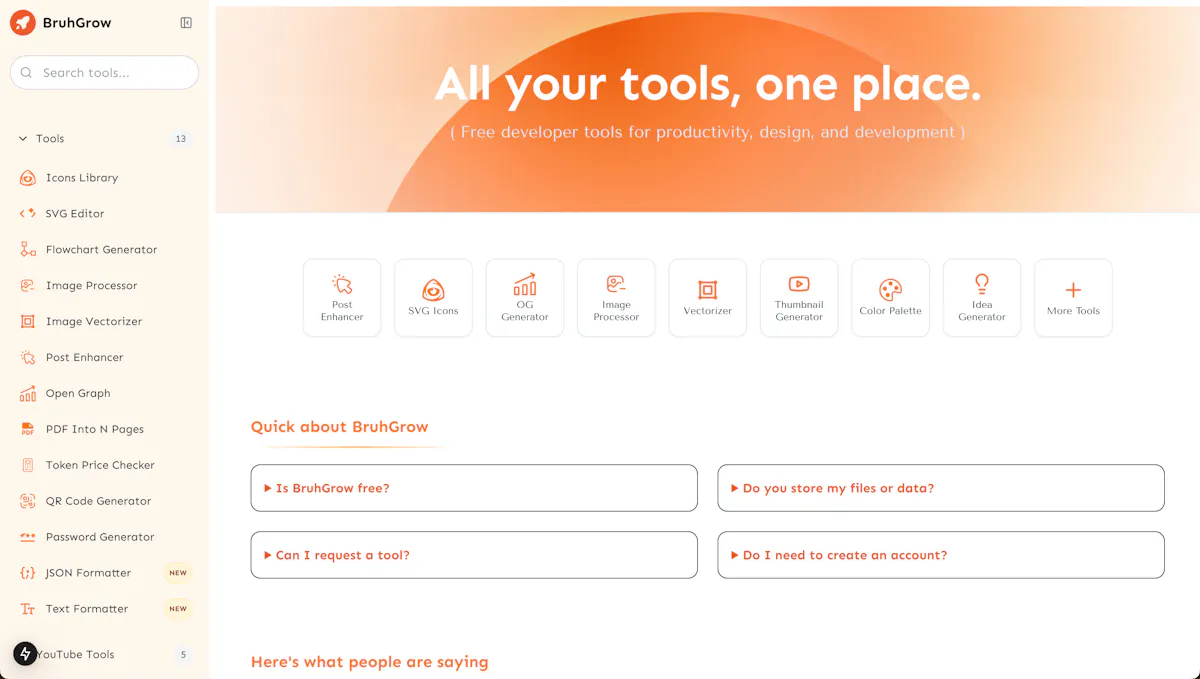 BruhGrow Tools