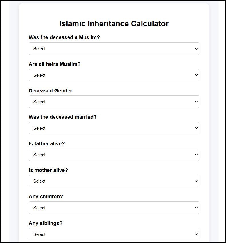 Mídia 1 de Calculadora de herança islâmica - Saiba como sua riqueza é distribuída depois de falecer.