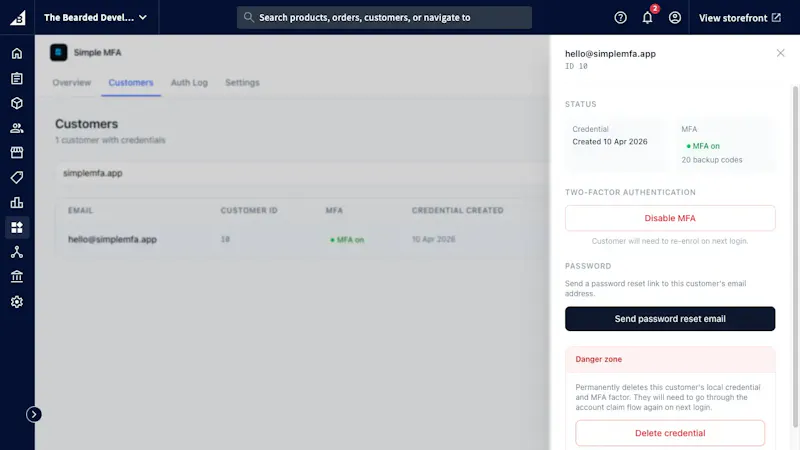 Simple MFA screenshot 3