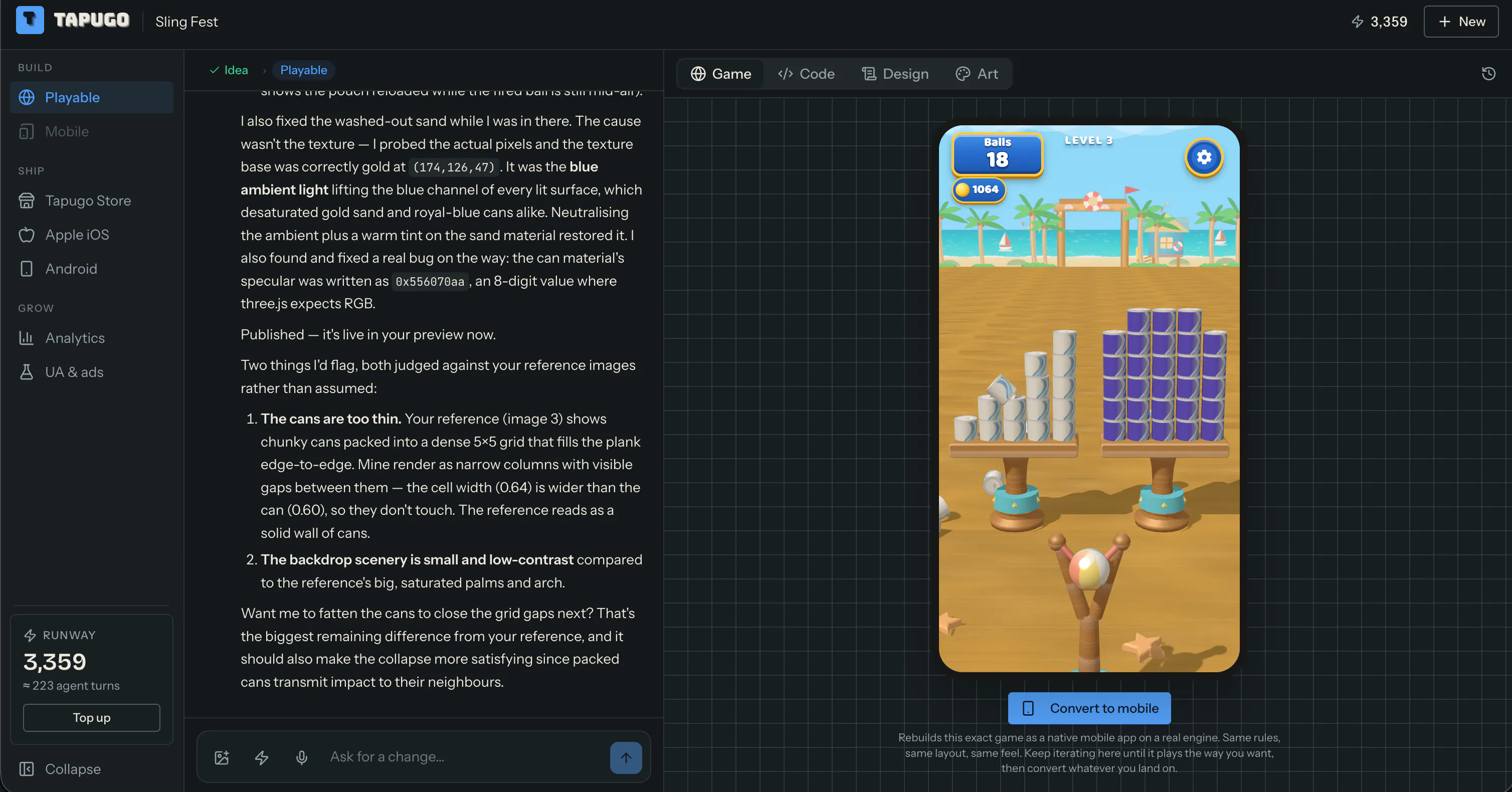 Build a mobile game from a video with AI gallery image