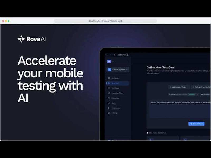 Rova AI screenshot 1 (video preview)
