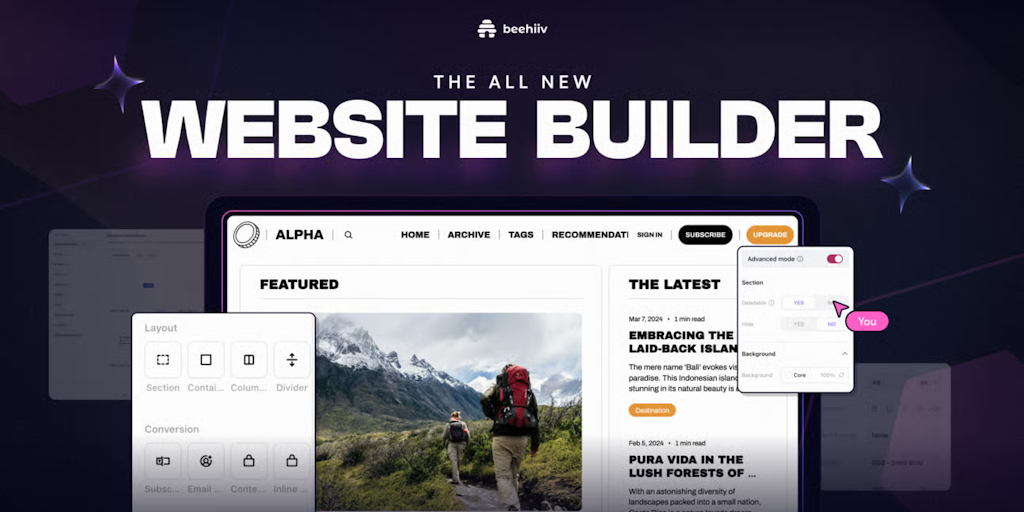 A Website Builder for Everyone