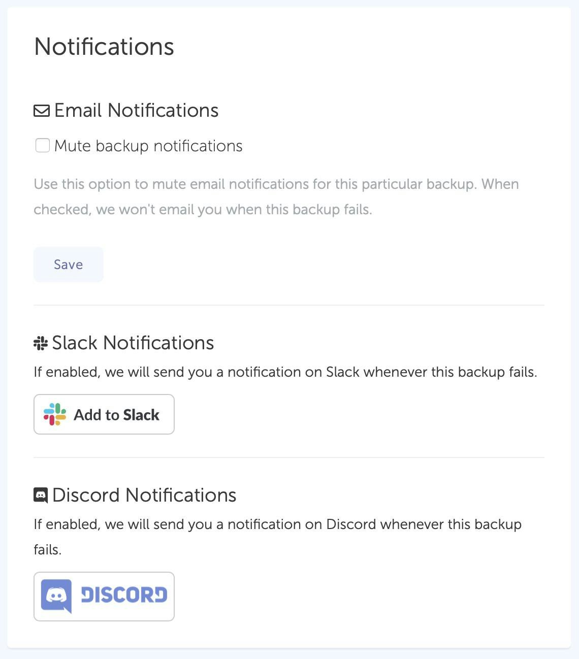 SimpleBackups gallery image