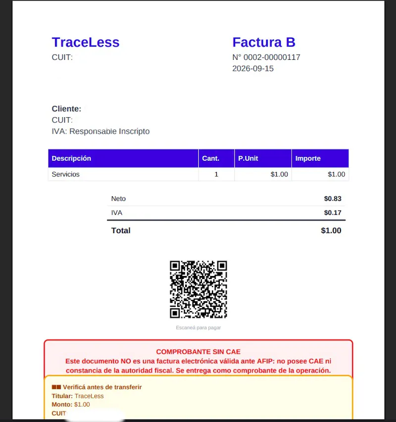 TraceLess screenshot 2
