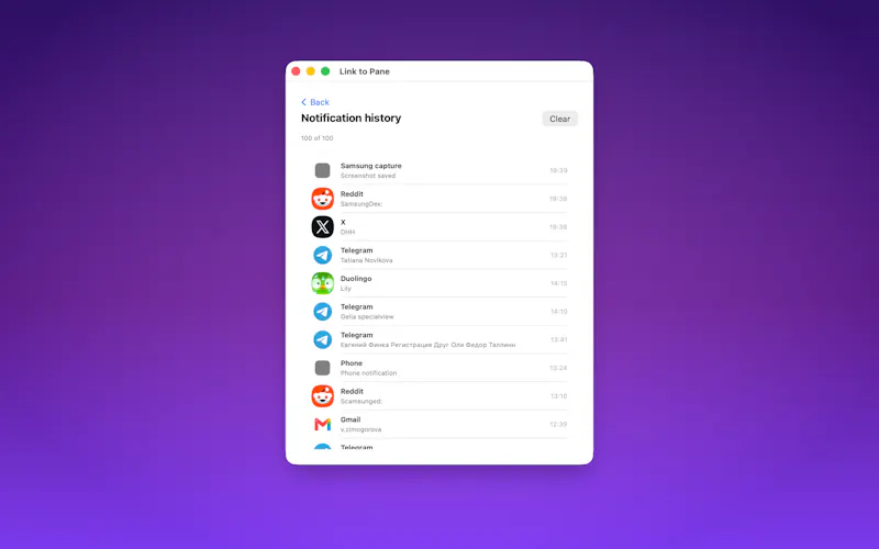 Link to Pane screenshot 2