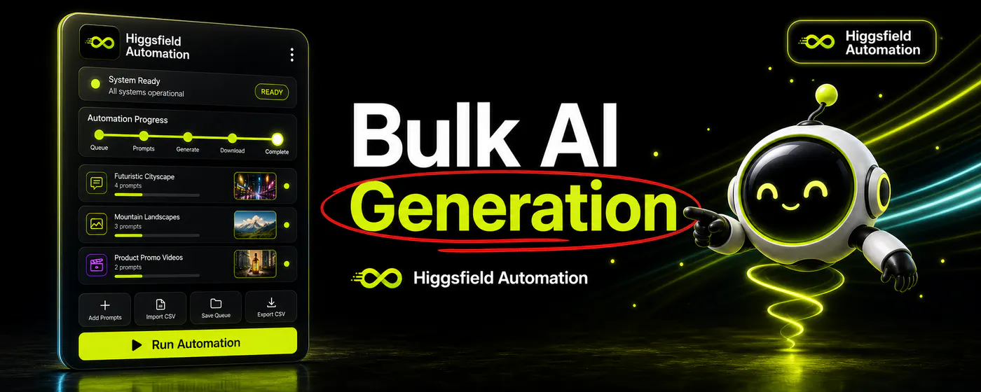 Higgsfield Automation gallery image