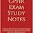 GPHR Exam Study Notes