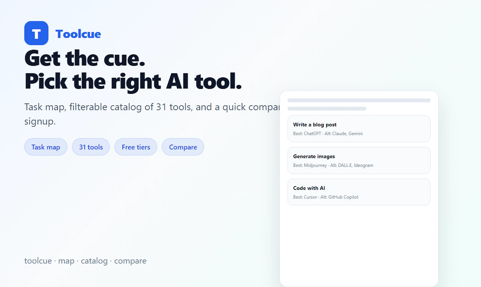 Toolcue screenshot 1