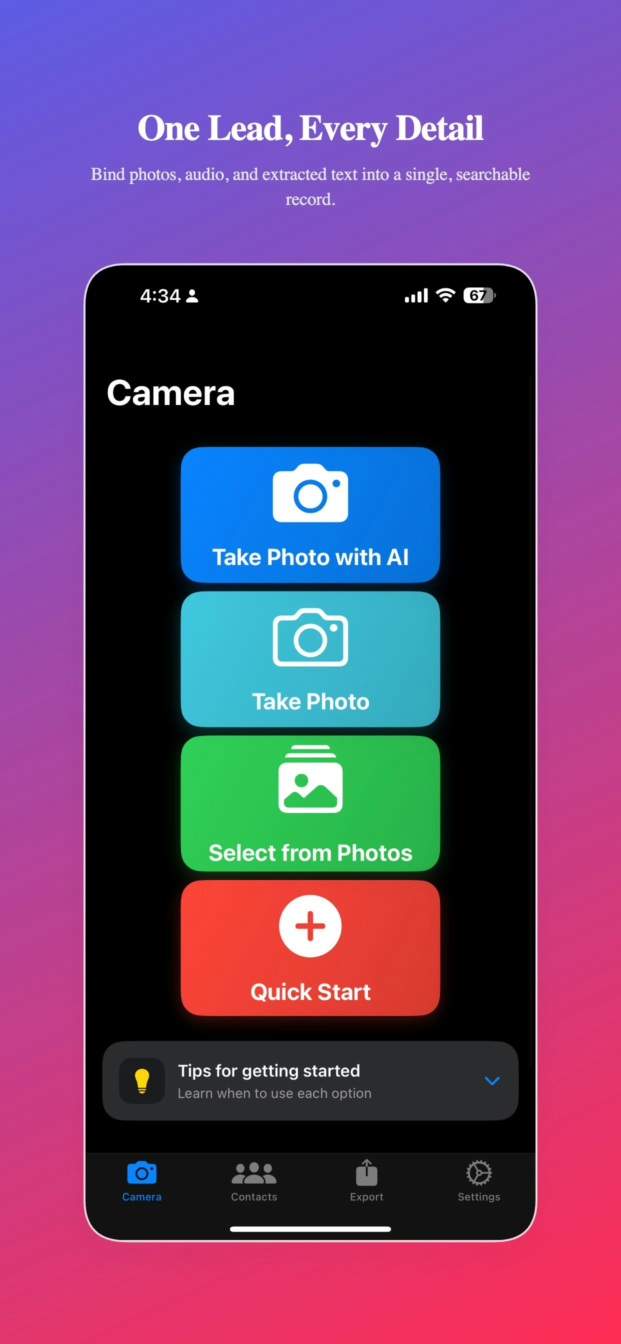 ExpoSnap - Screenshot 2 showing product features and functionality