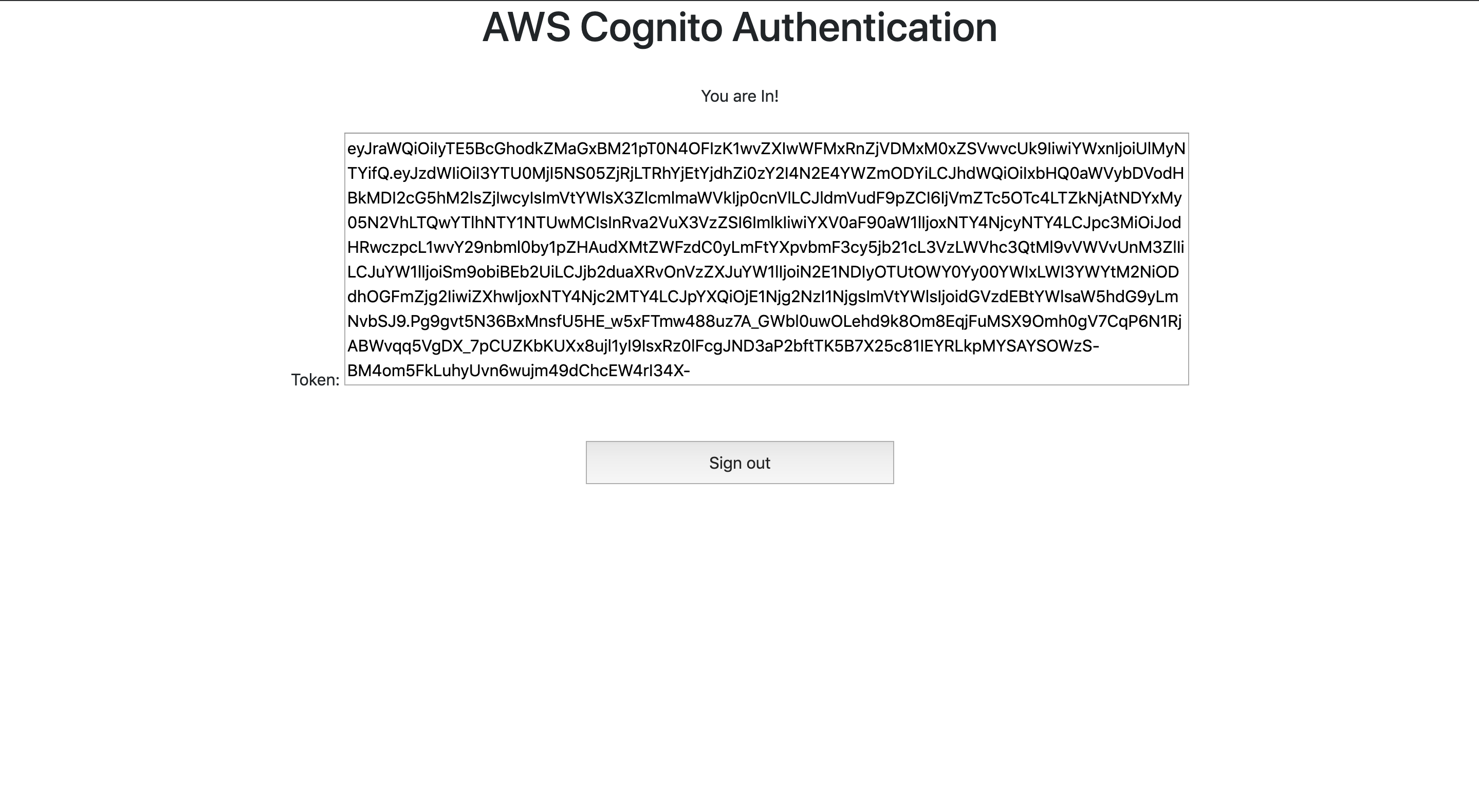 AWS Cognito Authentication for websites. gallery image