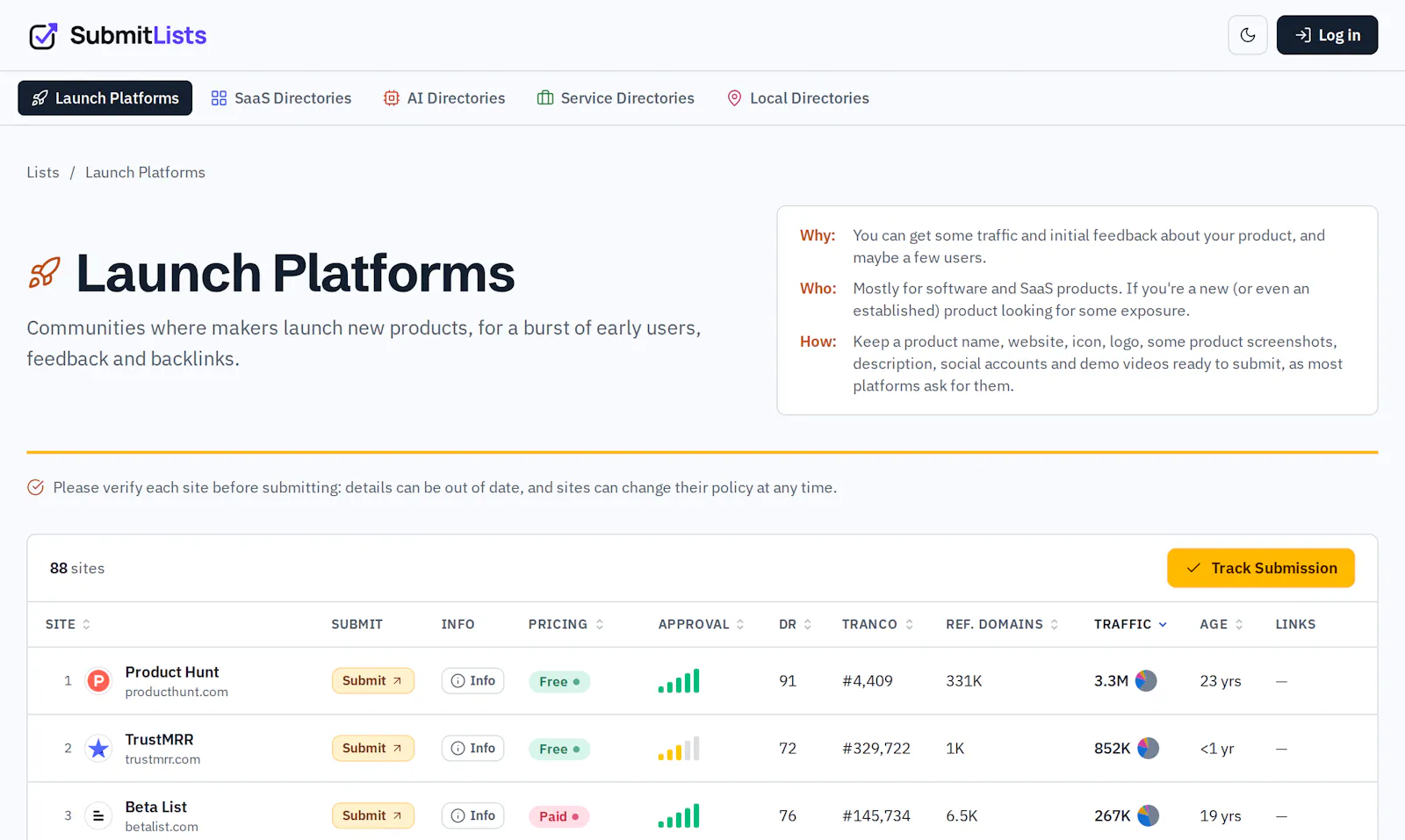SubmitLists screenshot 5