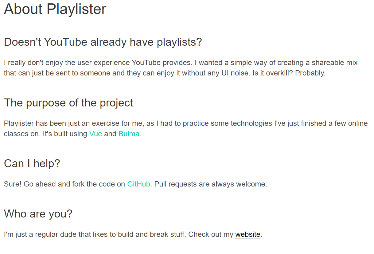 Playlister gallery image