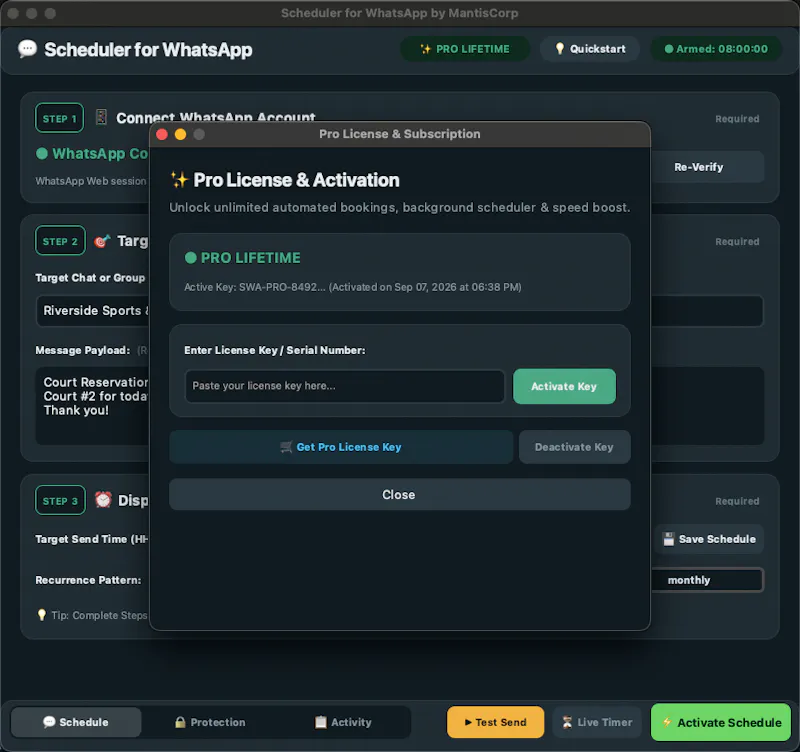 Scheduler for WhatsApp screenshot 6