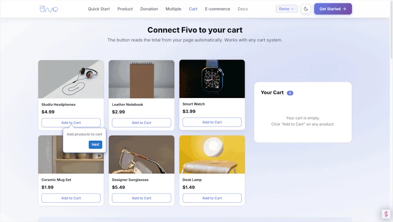 Fivo screenshot 2