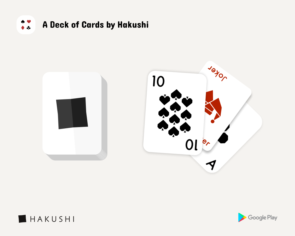 Un mazzo di carte di Hakushi media 1