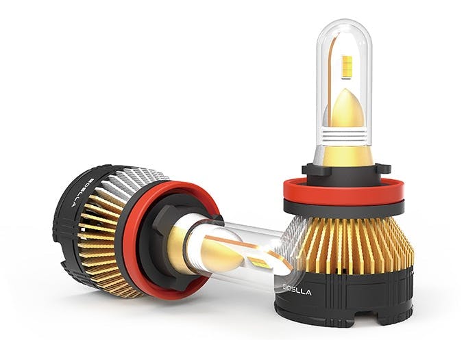 Boslla - The World's First Four-Color Car LED Headlight Bulb media 1