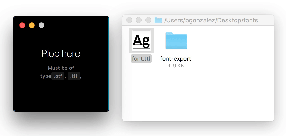 fontplop gallery image
