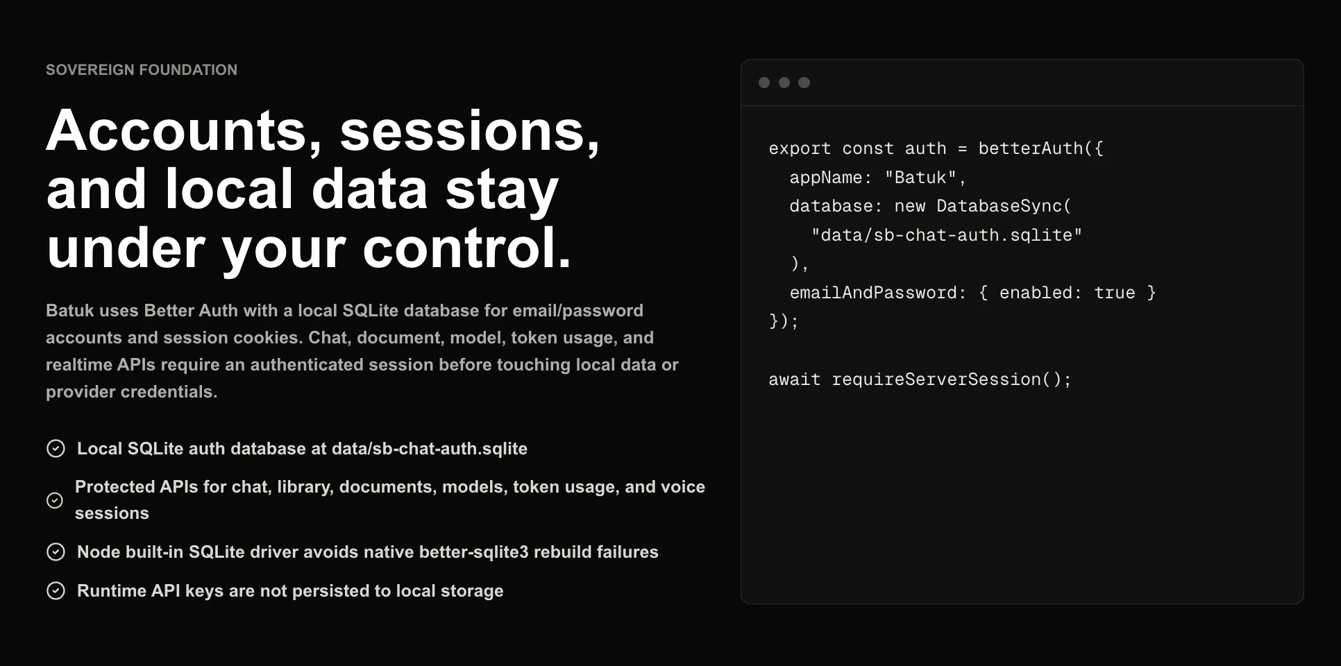 Batuk — Sovereign AI for Teams gallery image