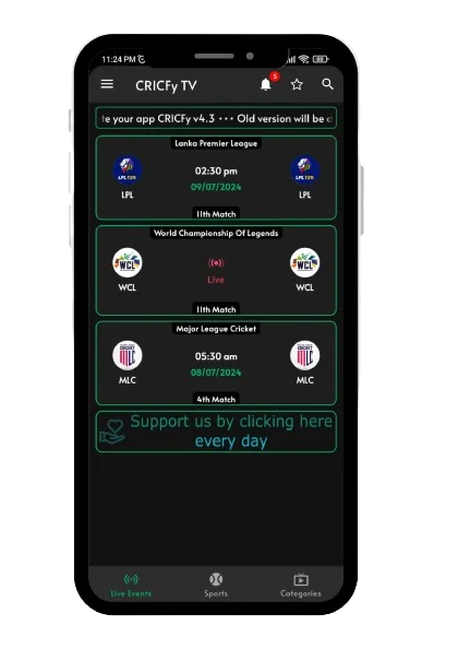 Cricfy TV media 1