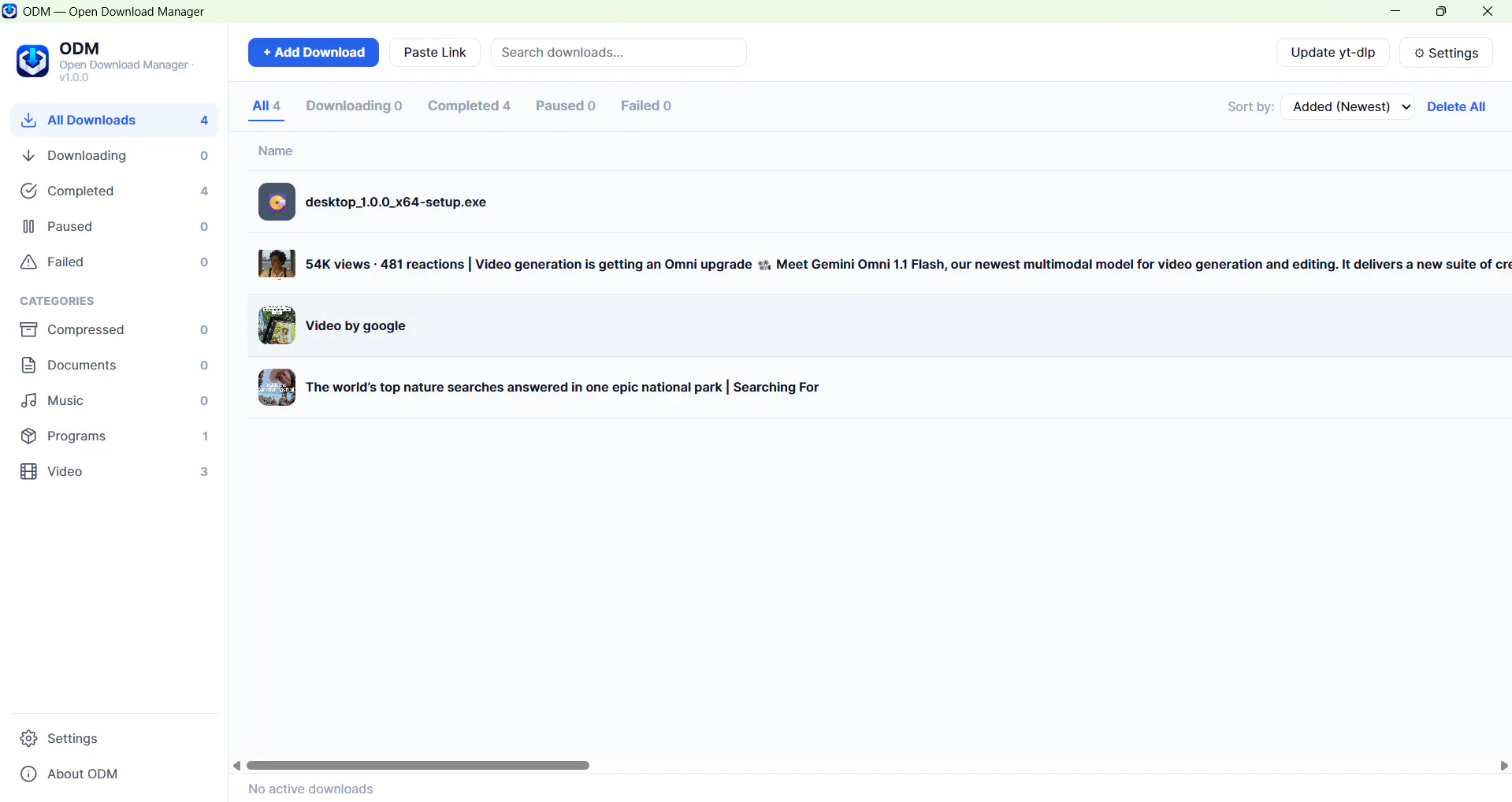 ODM — Open Download Manager gallery image