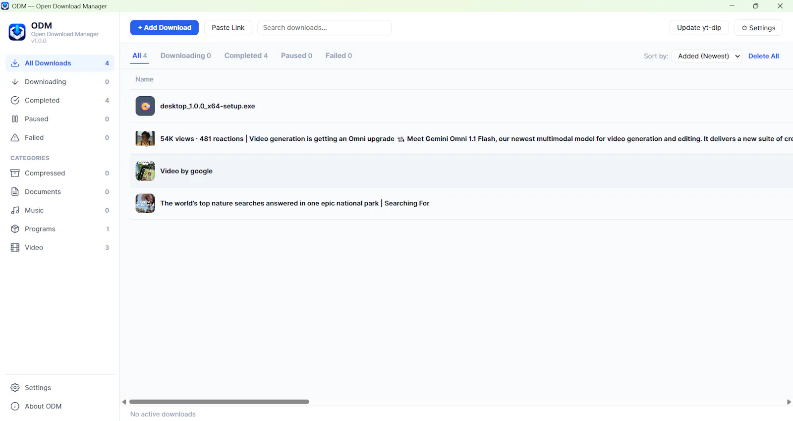 ODM — Open Download Manager screenshot 2