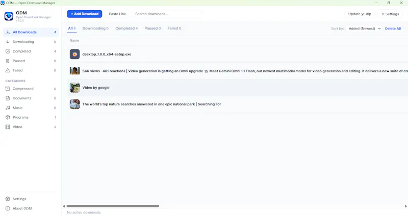 ODM — Open Download Manager screenshot 2
