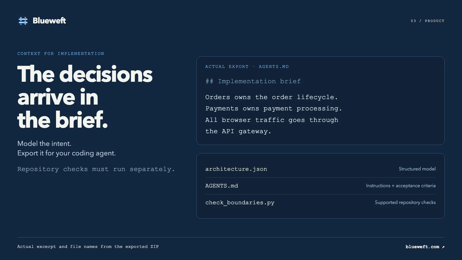 Blueweft screenshot 2