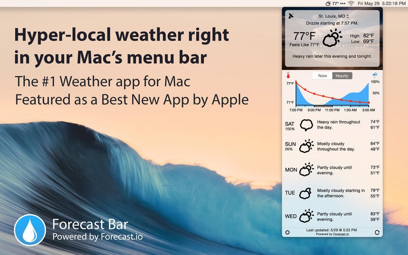 Forecast Bar for Mac