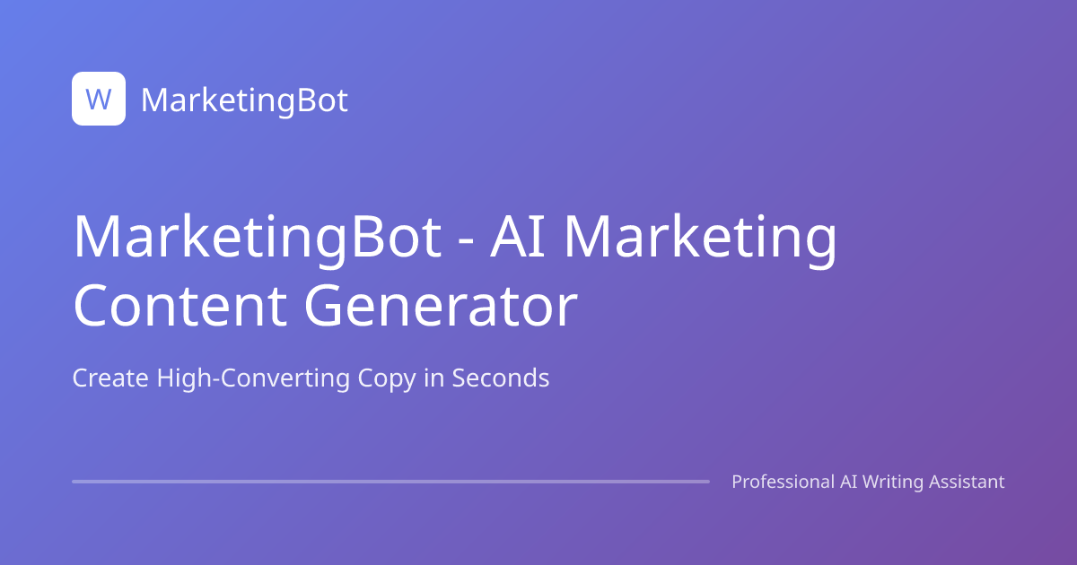 MarketingBot gallery image