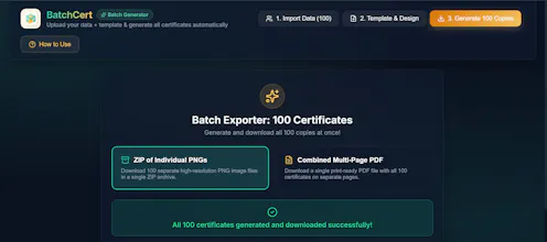 BatchCert gallery image