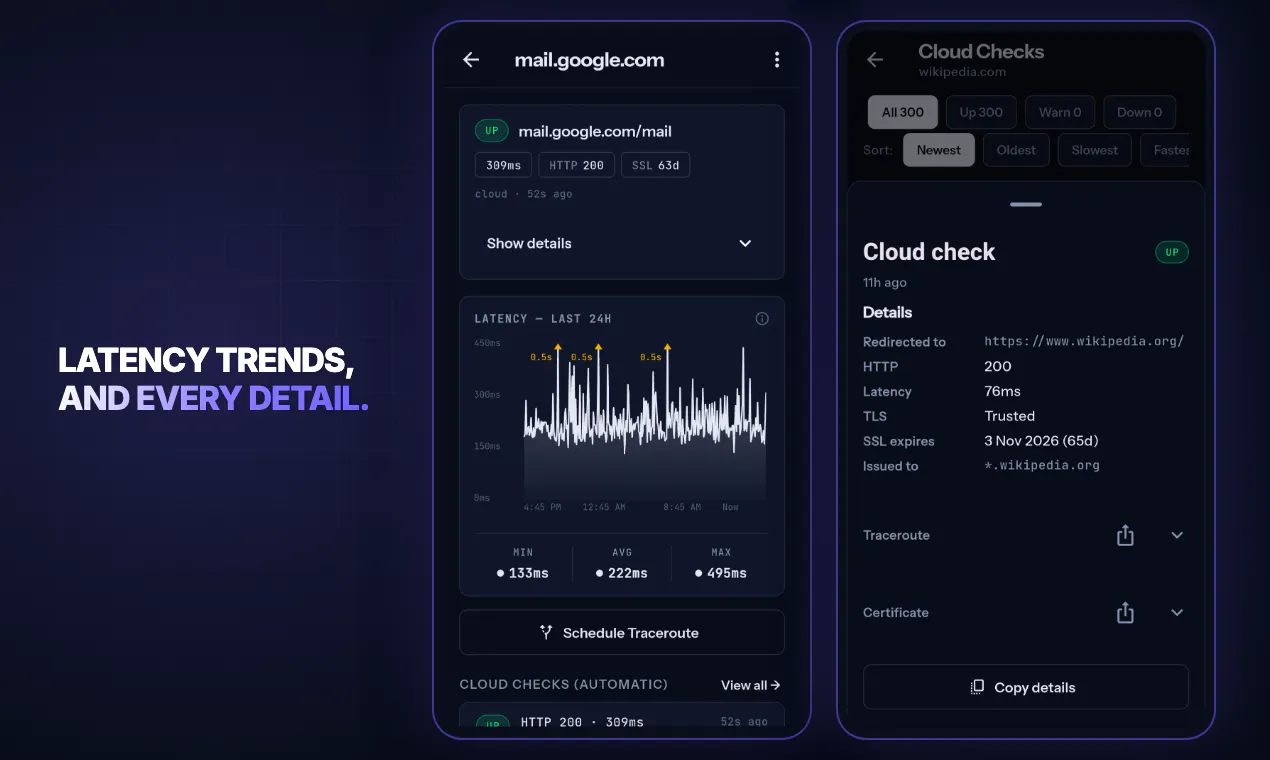 Domain Monitor: SSL & Uptime gallery image