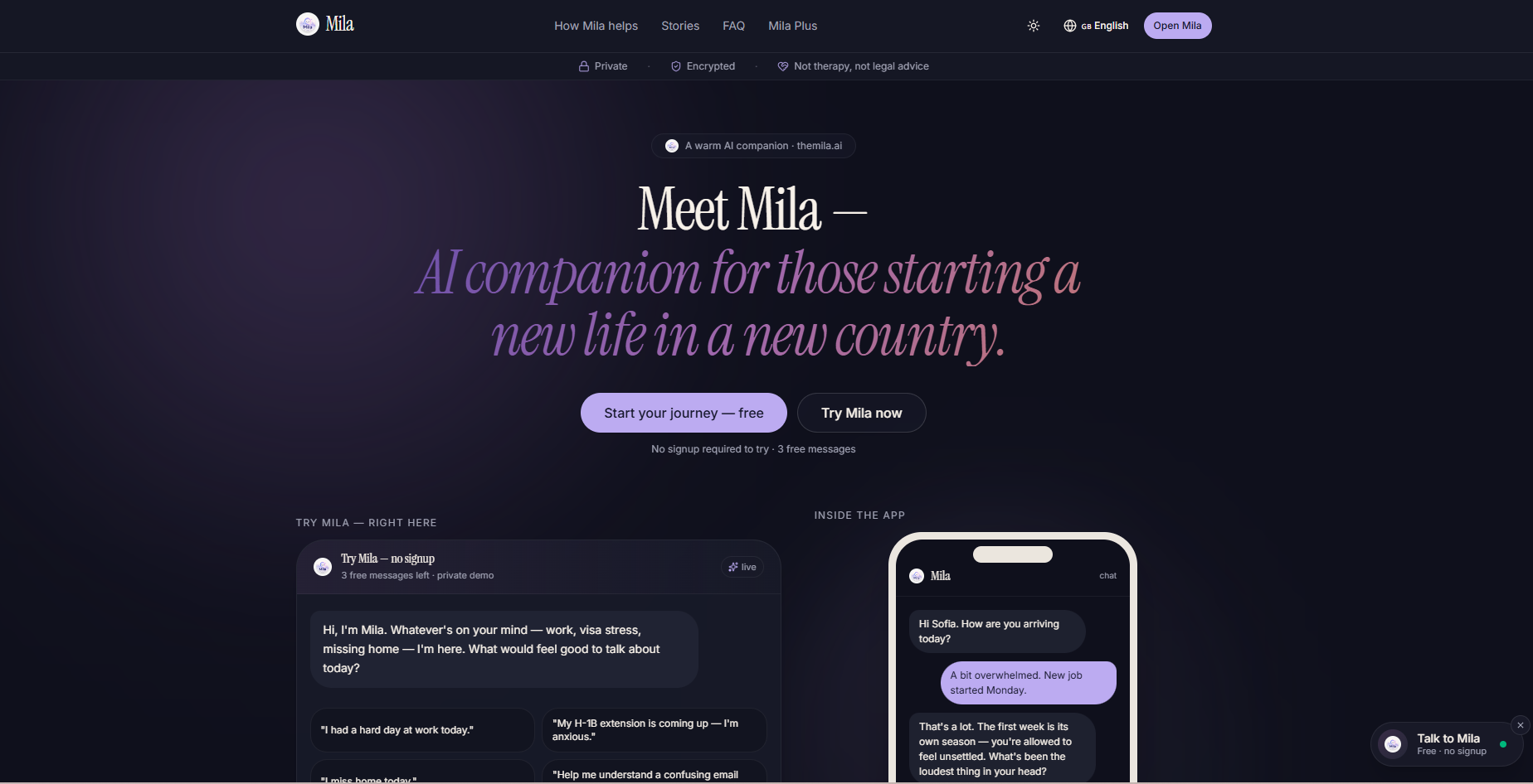 Mila AI Companion gallery image