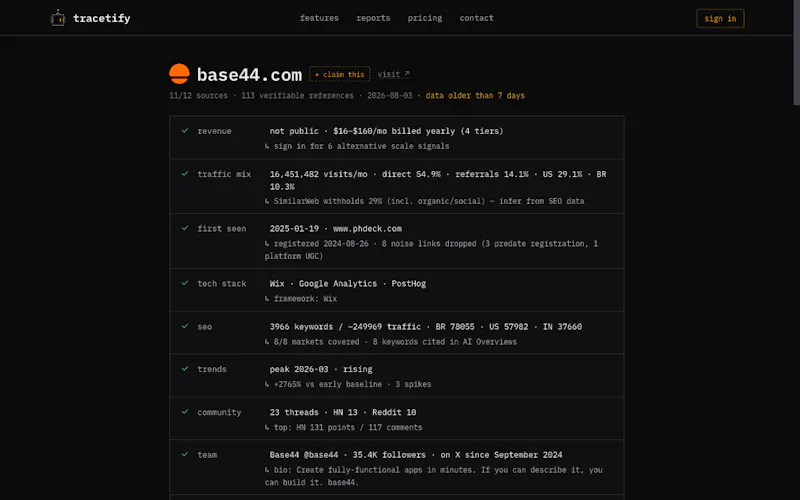 Tracetify screenshot 3