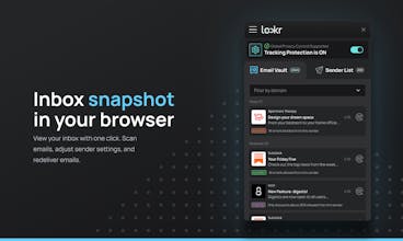 lockrMail Chrome Extension gallery image