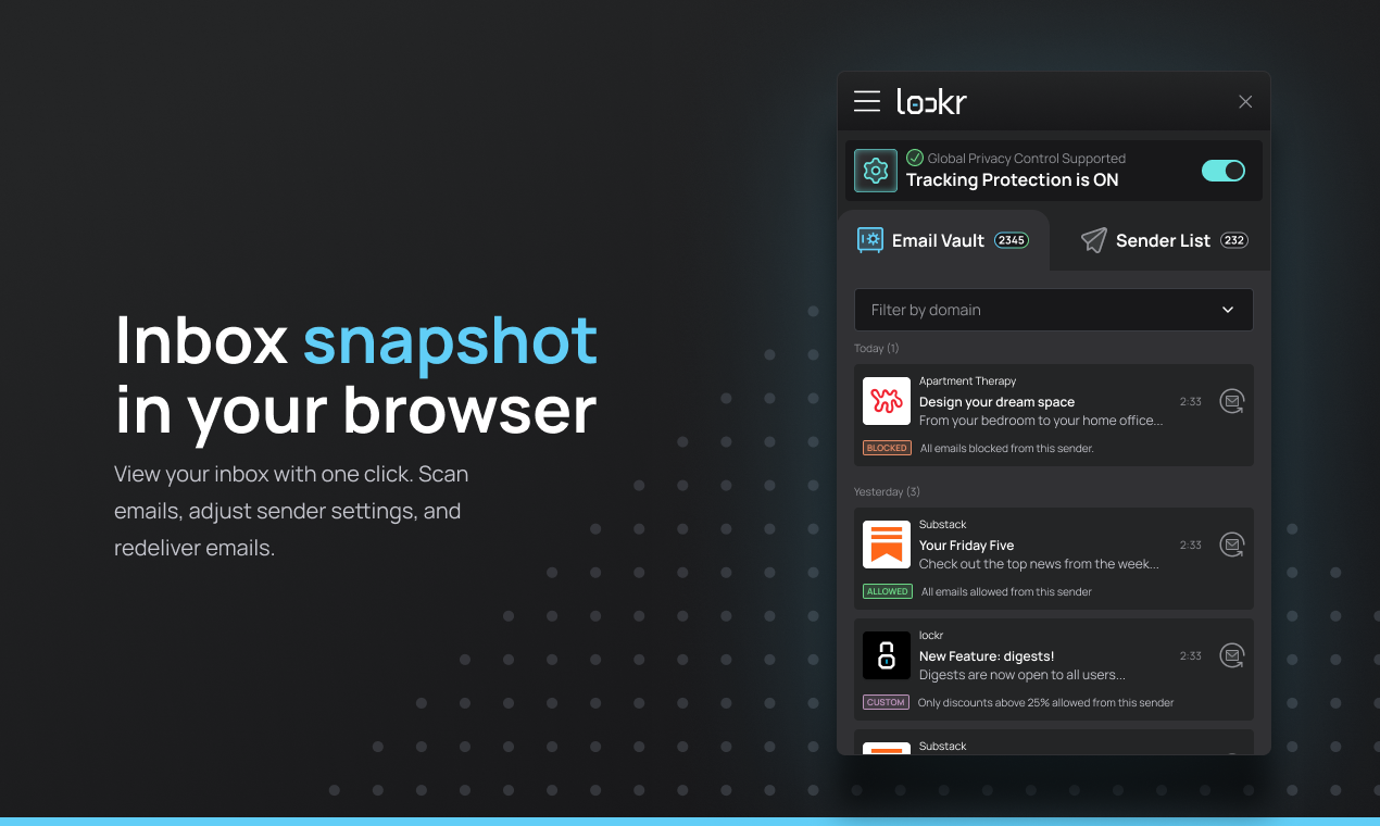 Lockrmail Chrome拡張機能 media 5
