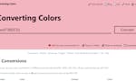Converting Colors image