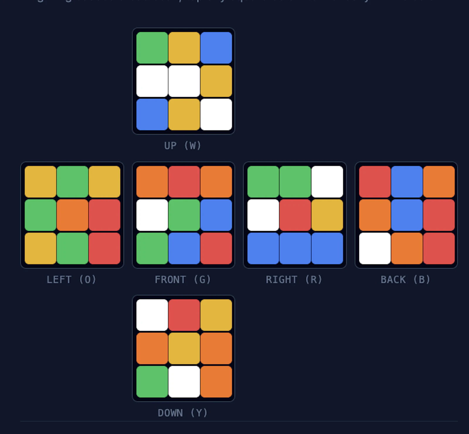 RubiksCubeSolver screenshot 1