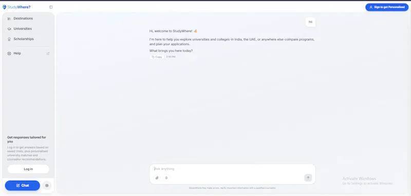 StudyWhere AI screenshot 3