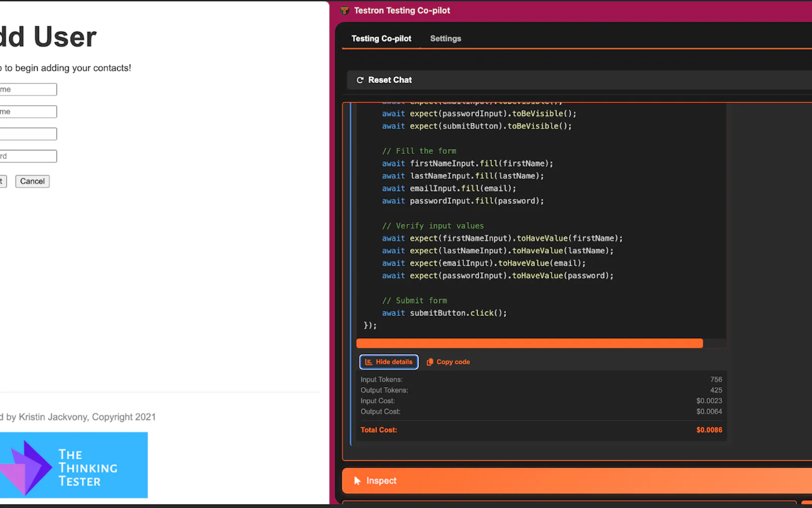 Testron - AI-Powered Testing Platform screenshot 4